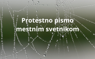 Protestno pismo mestnim svetnikom
