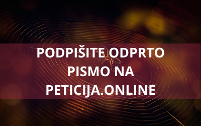 PODPIŠITE ODPRTO PISMO TUDI VI
